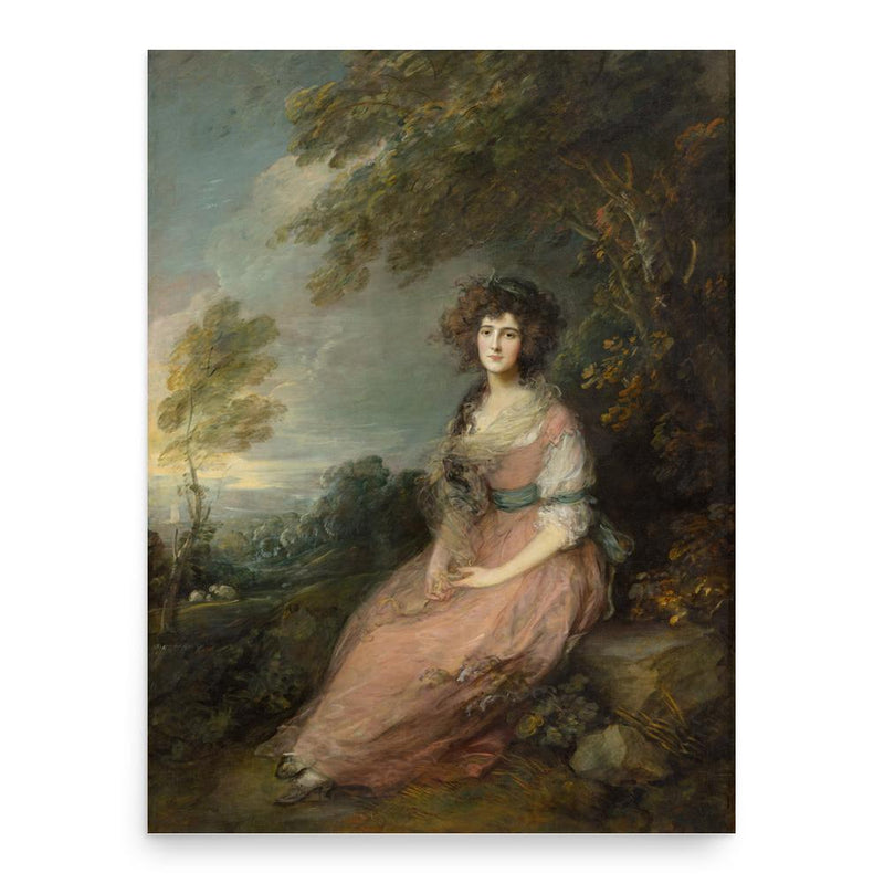 Elizabeth Ann Linley poster print, in size 18x24 inches.