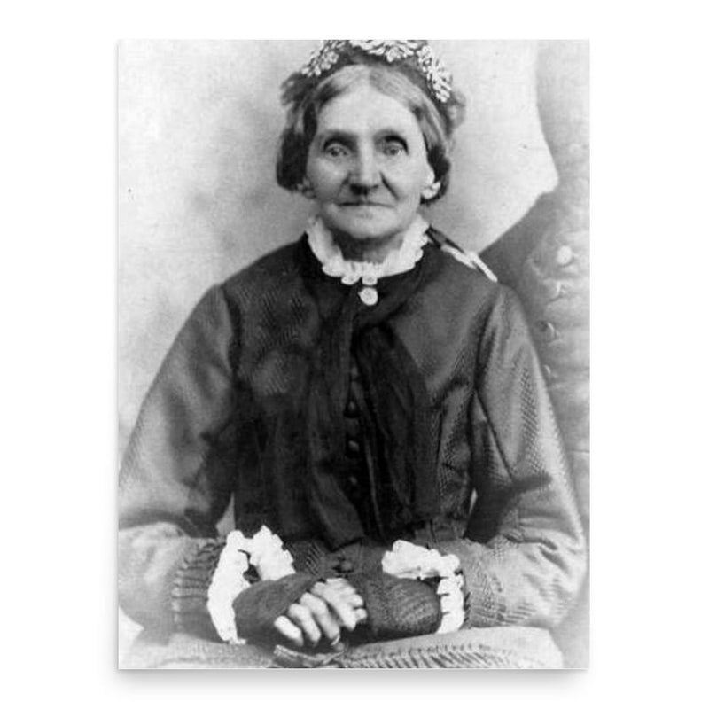 Elizabeth Ann Whitney poster print, in size 18x24 inches.