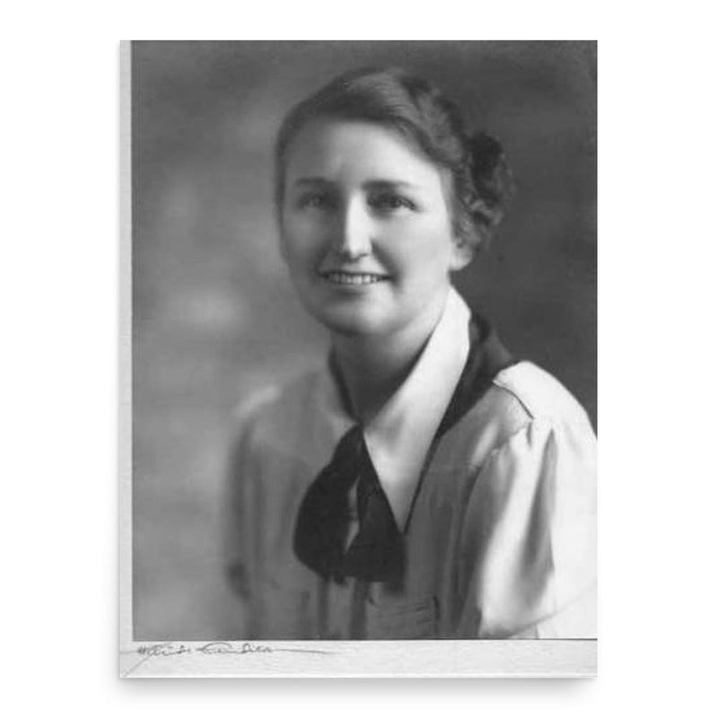 Elizabeth Ayer poster print, in size 18x24 inches.