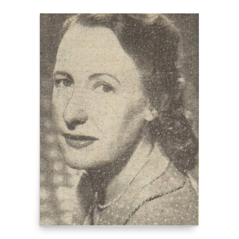 Elizabeth Bannan poster print, in size 18x24 inches.