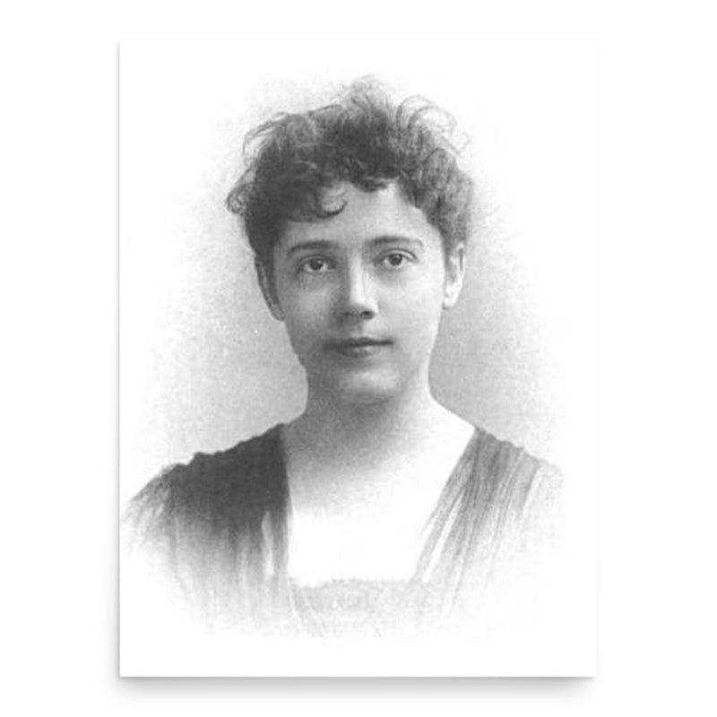 Elizabeth Bisland poster print, in size 18x24 inches.