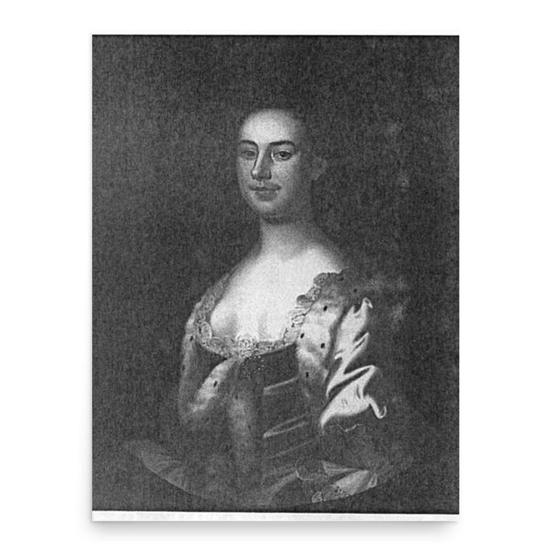 Elizabeth Calvert poster print, in size 18x24 inches.