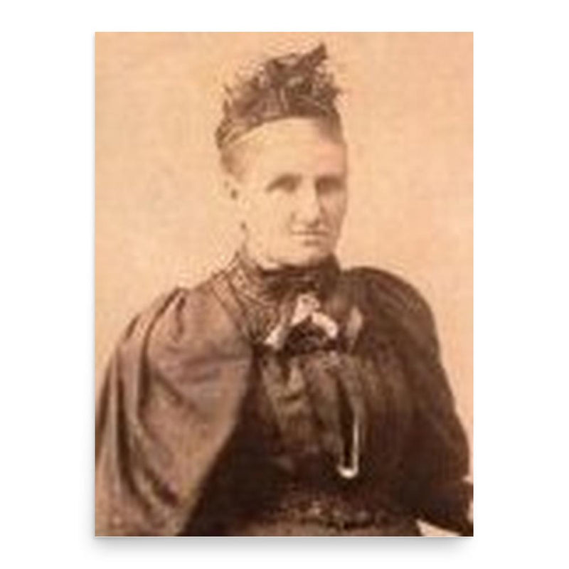 Elizabeth Caradus poster print, in size 18x24 inches.