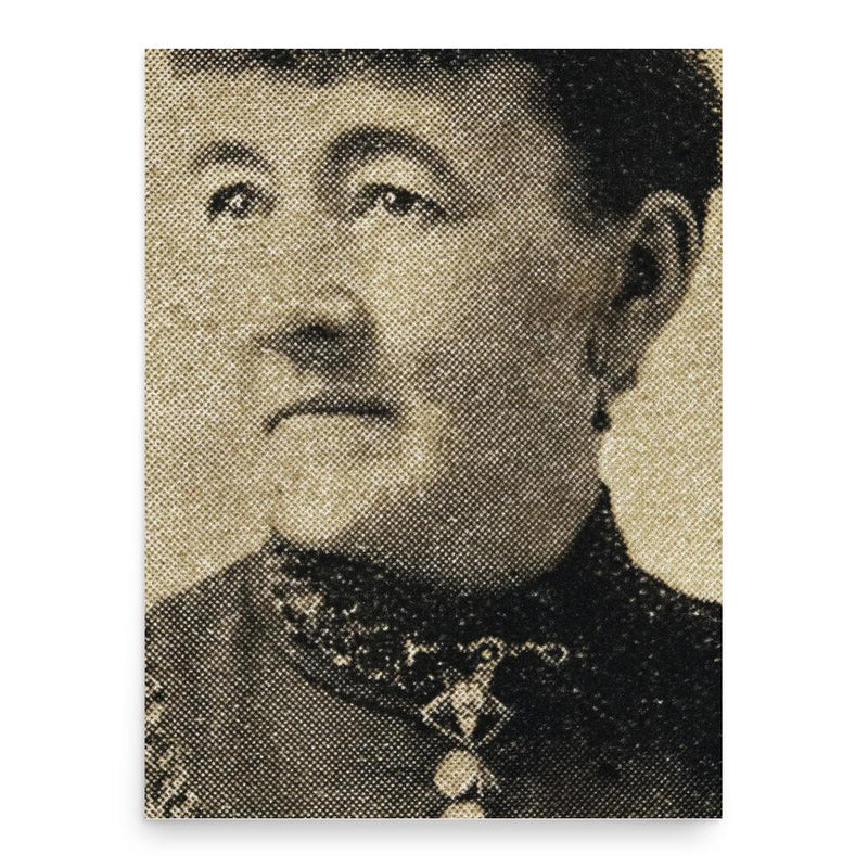 Elizabeth Chambers Morgan poster print, in size 18x24 inches.