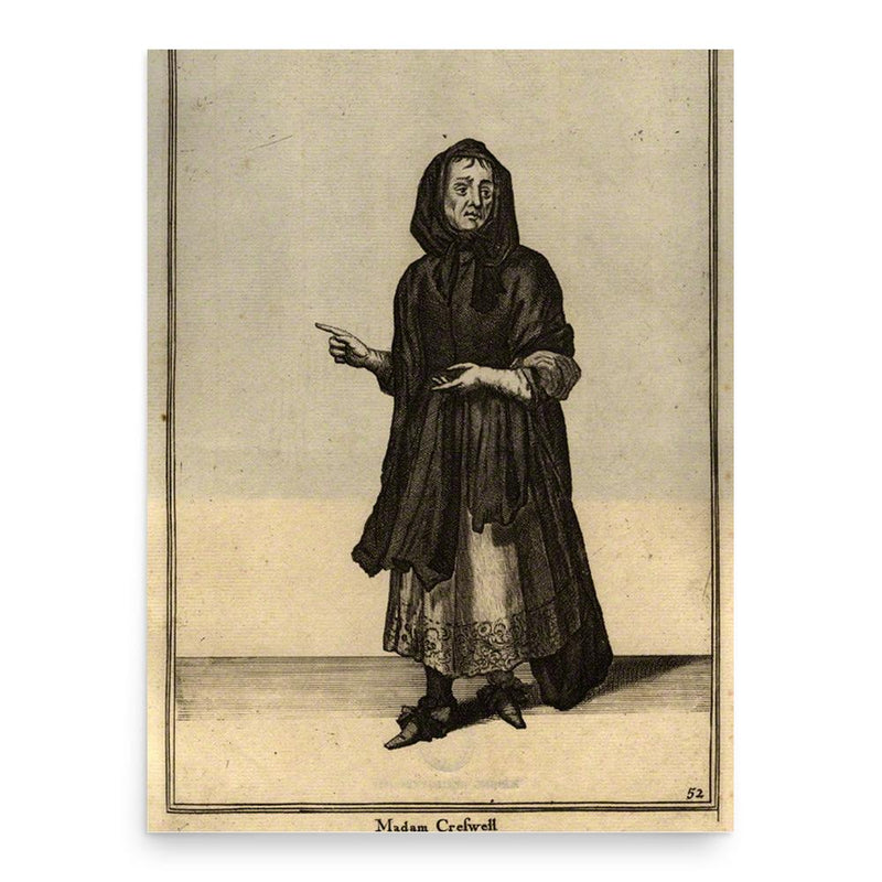 Elizabeth Cresswell poster print, in size 18x24 inches.