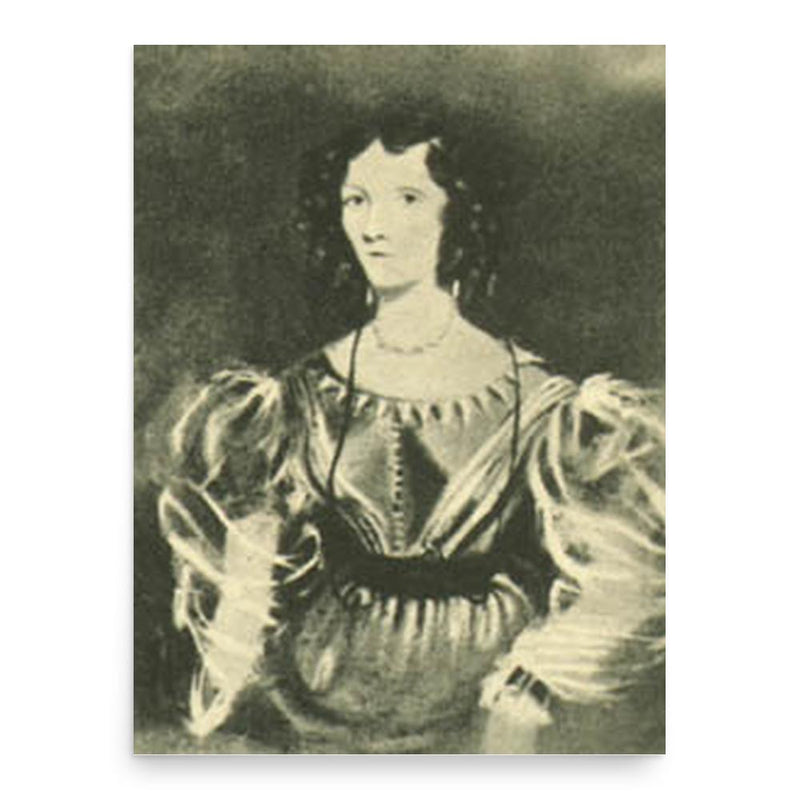 Elizabeth Dickens poster print, in size 18x24 inches.