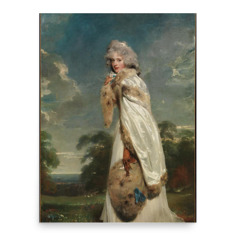 Elizabeth Farren poster print, in size 18x24 inches.