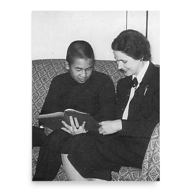 Elizabeth Gray Vining poster print, in size 18x24 inches.