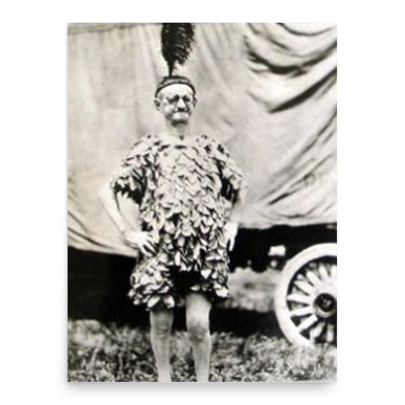 Elizabeth Green the Stork Woman poster print, in size 18x24 inches.