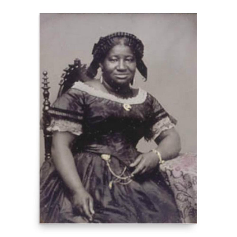 Elizabeth Greenfield poster print, in size 18x24 inches.