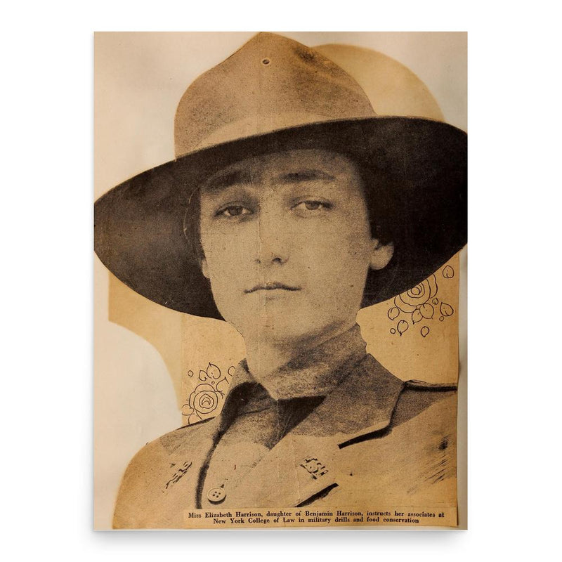 Elizabeth Harrison Walker poster print, in size 18x24 inches.