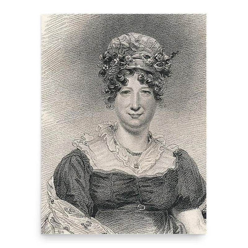 Elizabeth Isabella Spence poster print, in size 18x24 inches.