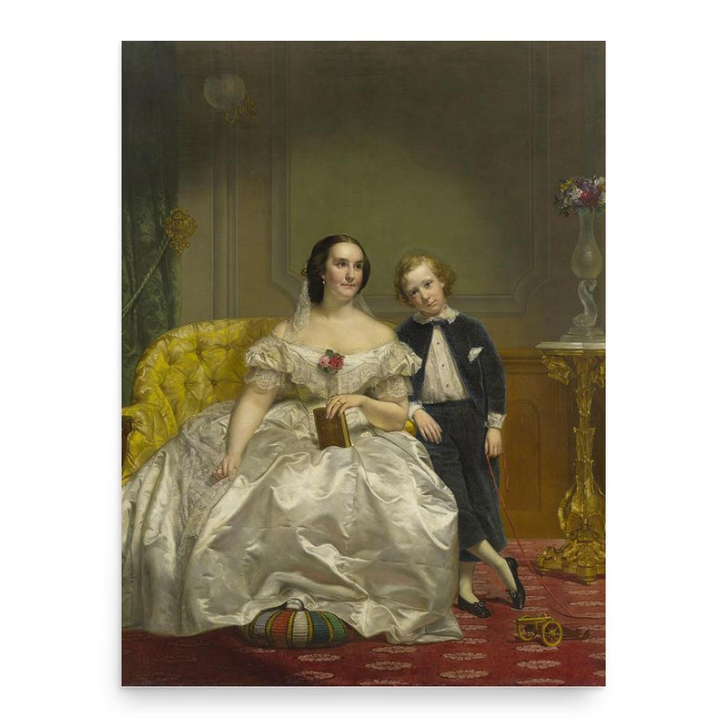 Elizabeth Jarvis Colt poster print, in size 18x24 inches.