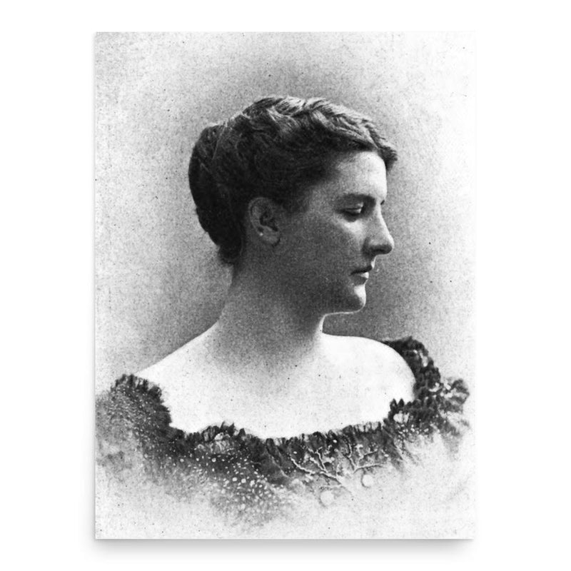 Elizabeth Jordan poster print, in size 18x24 inches.