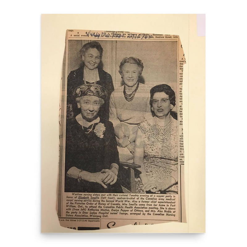 Elizabeth Lawrie Smellie poster print, in size 18x24 inches.