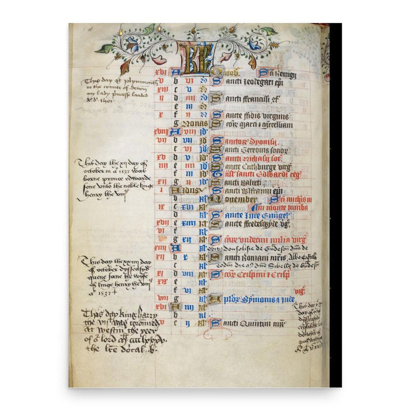 Elizabeth Lucar poster print, in size 18x24 inches.