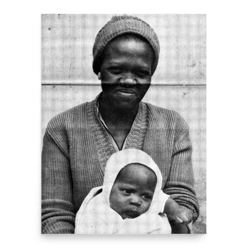 Elizabeth Mafekeng poster print, in size 18x24 inches.