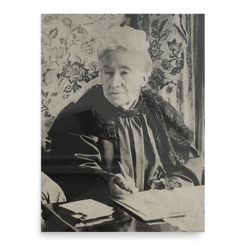 Elizabeth Malleson poster print, in size 18x24 inches.