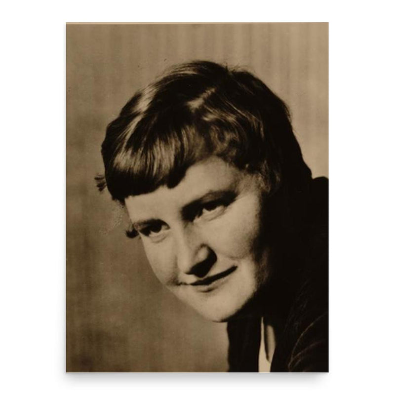 Elizabeth McCausland poster print, in size 18x24 inches.