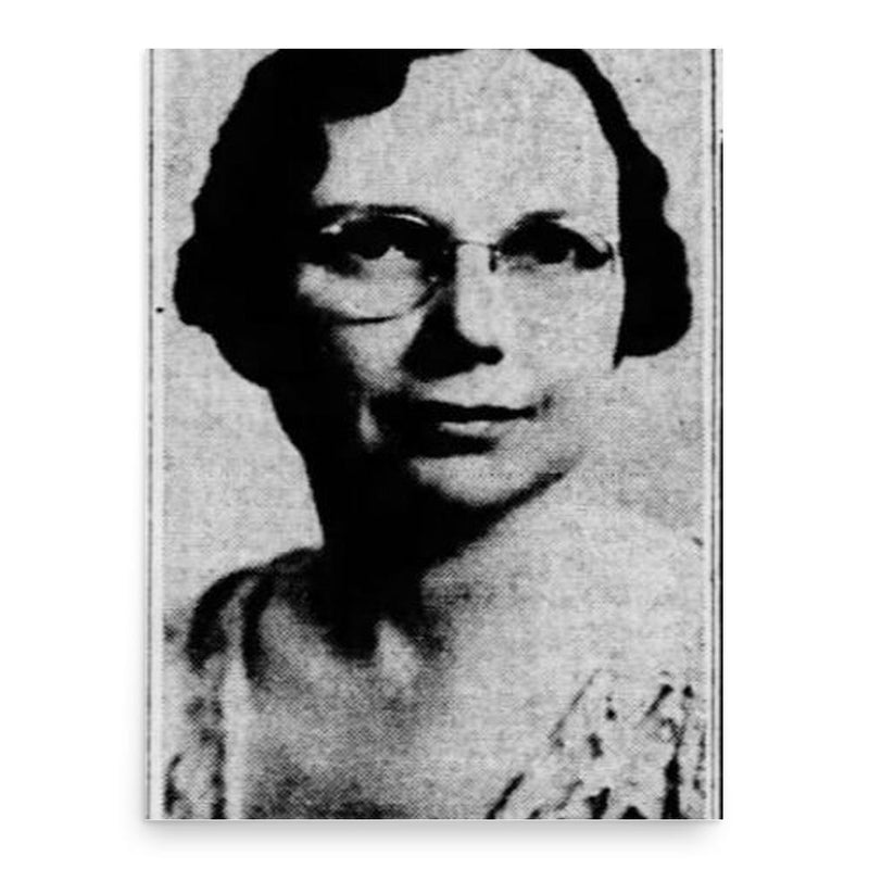 Elizabeth McCreight Hutchison poster print, in size 18x24 inches.