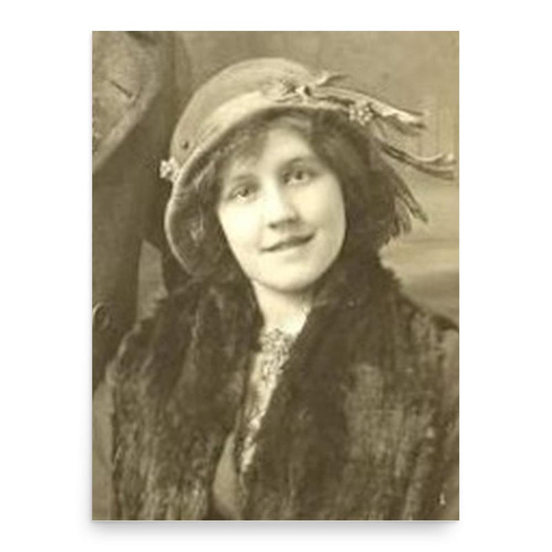 Elizabeth Mernin poster print, in size 18x24 inches.