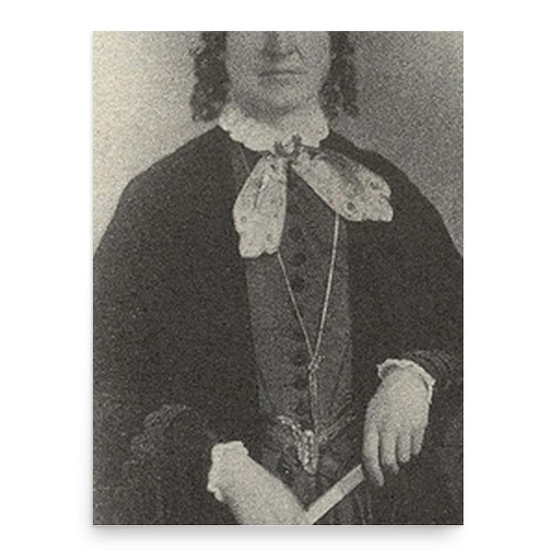 Elizabeth Packard poster print, in size 18x24 inches.