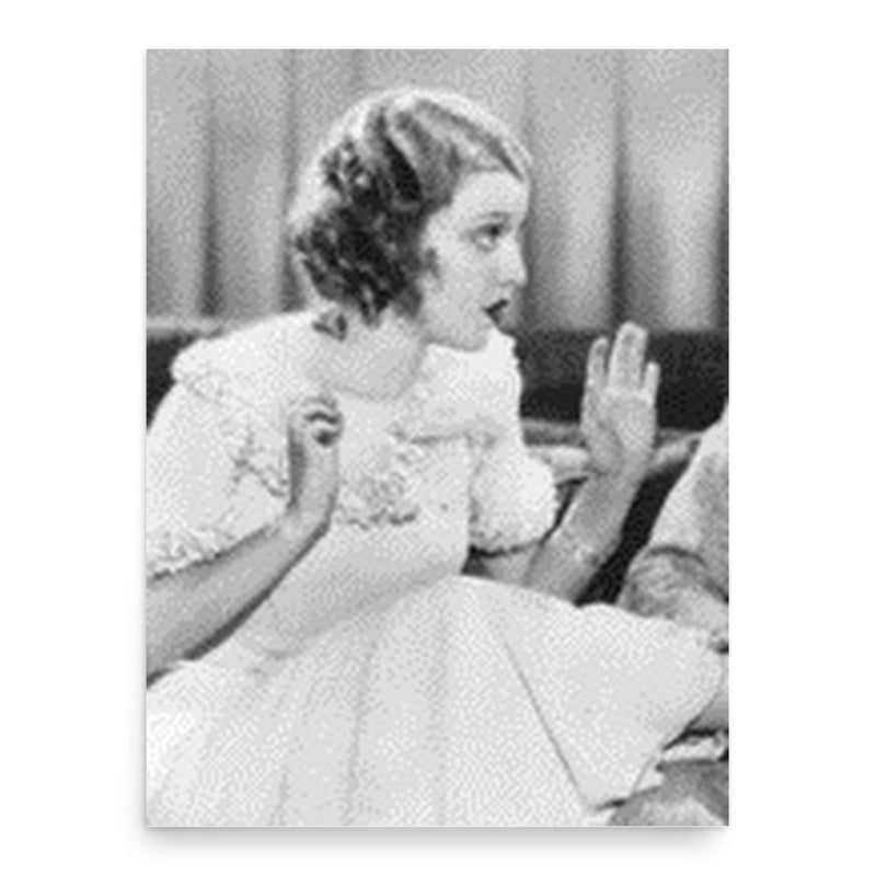 Elizabeth Pickett Chevalier poster print, in size 18x24 inches.