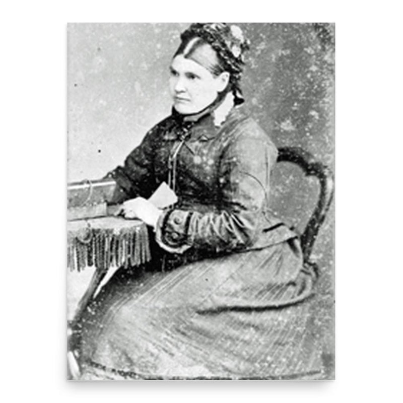 Elizabeth Pulman poster print, in size 18x24 inches.