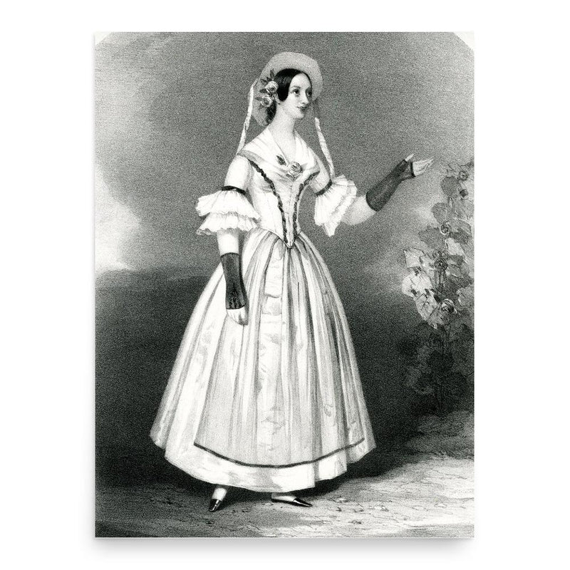 Elizabeth Rainforth poster print, in size 18x24 inches.