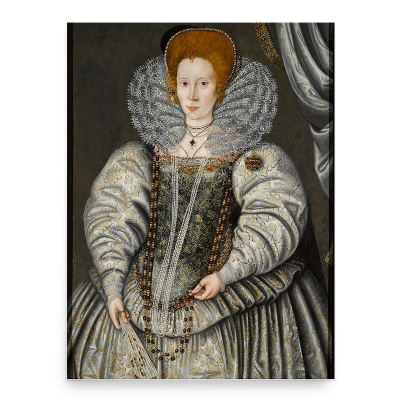 Elizabeth Raleigh poster print, in size 18x24 inches.