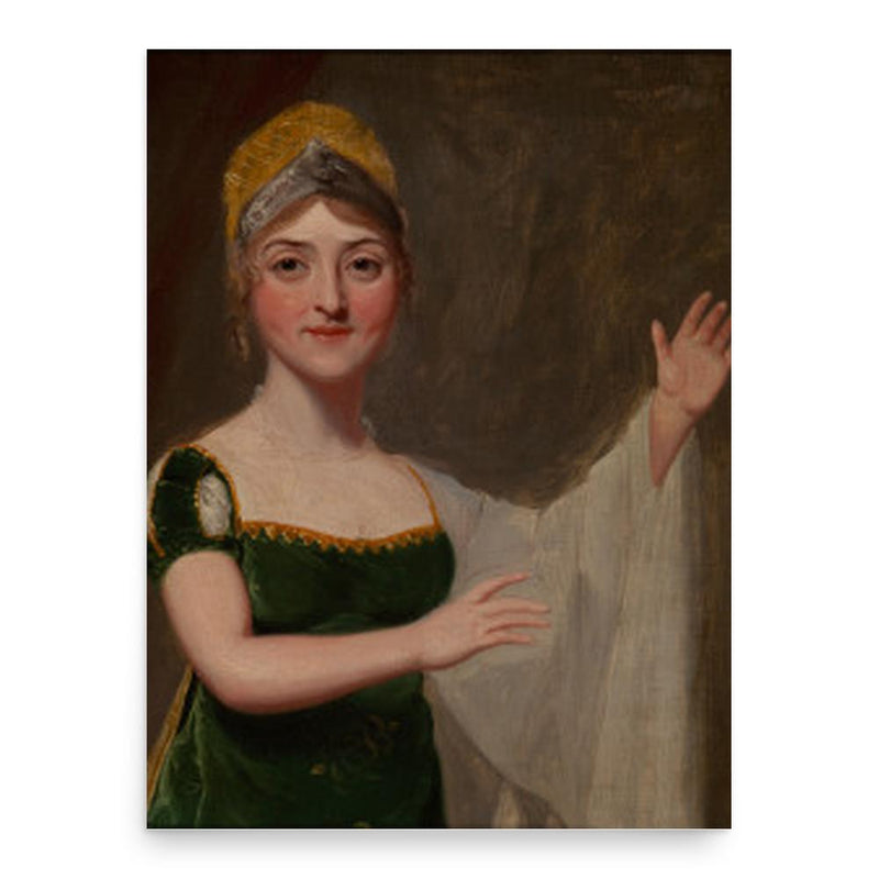 Elizabeth Rebecca Edwin poster print, in size 18x24 inches.