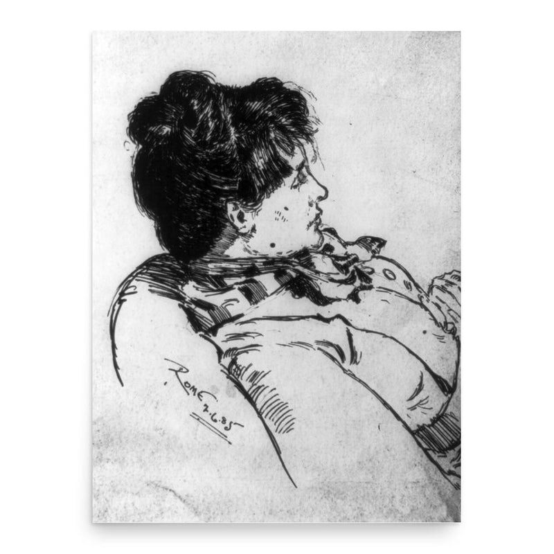 Elizabeth Robins Pennell poster print, in size 18x24 inches.