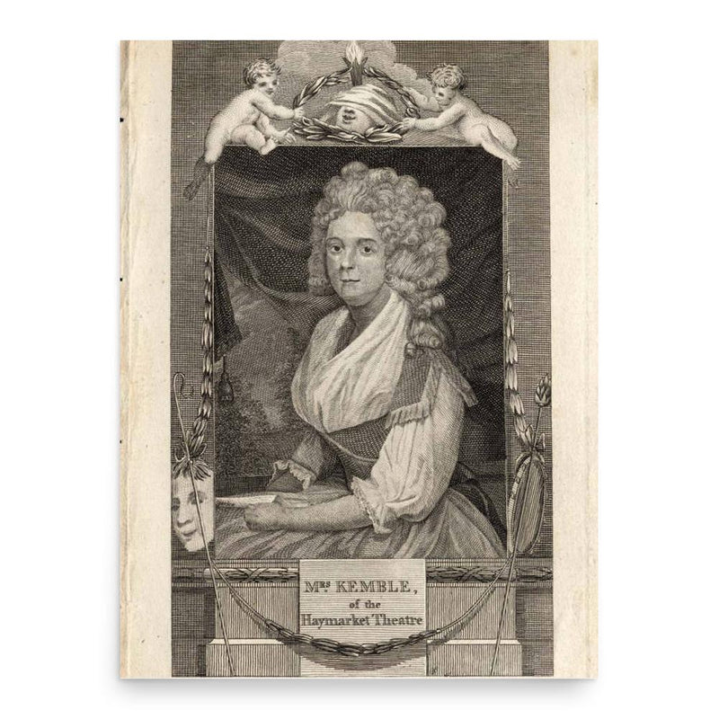 Elizabeth Satchell poster print, in size 18x24 inches.