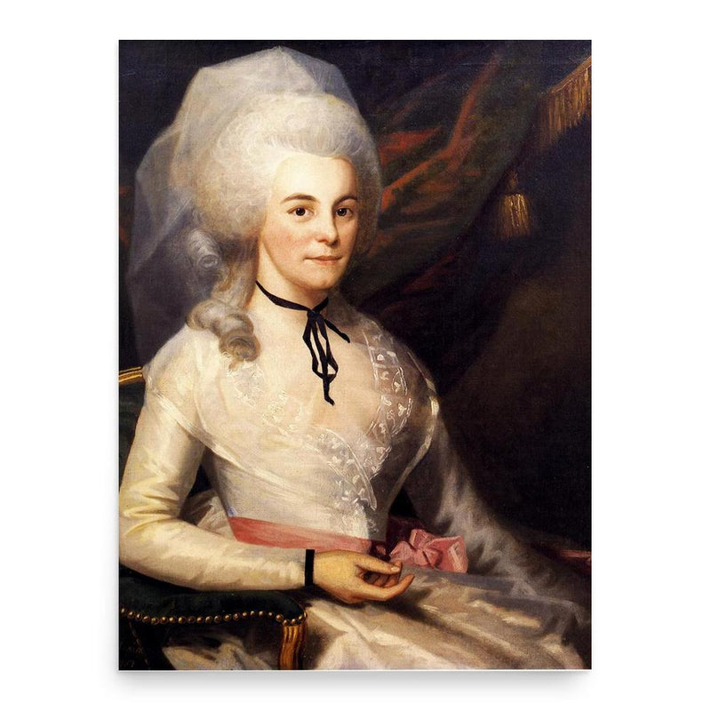 Elizabeth Schuyler Hamilton poster print, in size 18x24 inches.