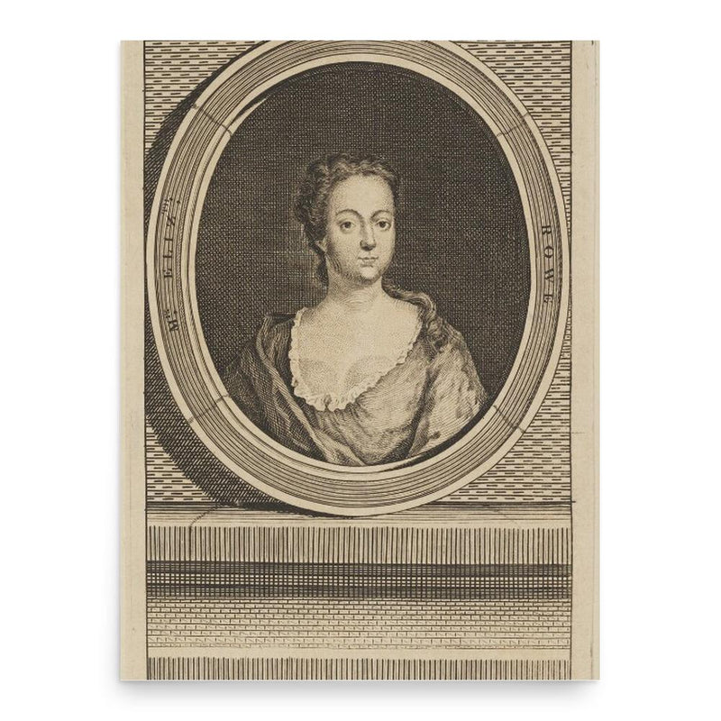 Elizabeth Singer Rowe poster print, in size 18x24 inches.