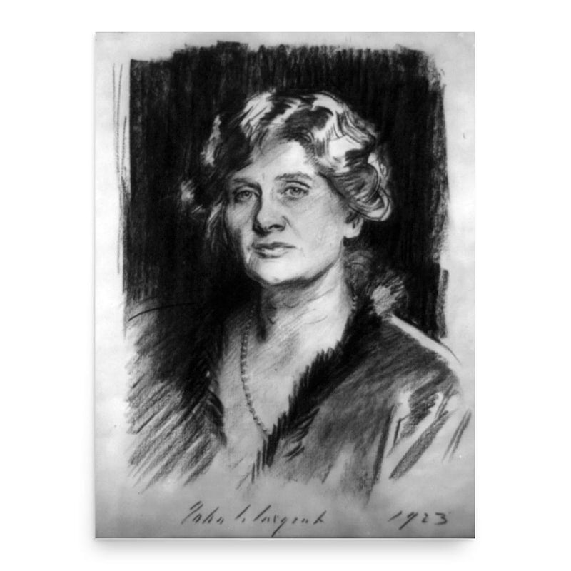 Elizabeth Sprague Coolidge poster print, in size 18x24 inches.