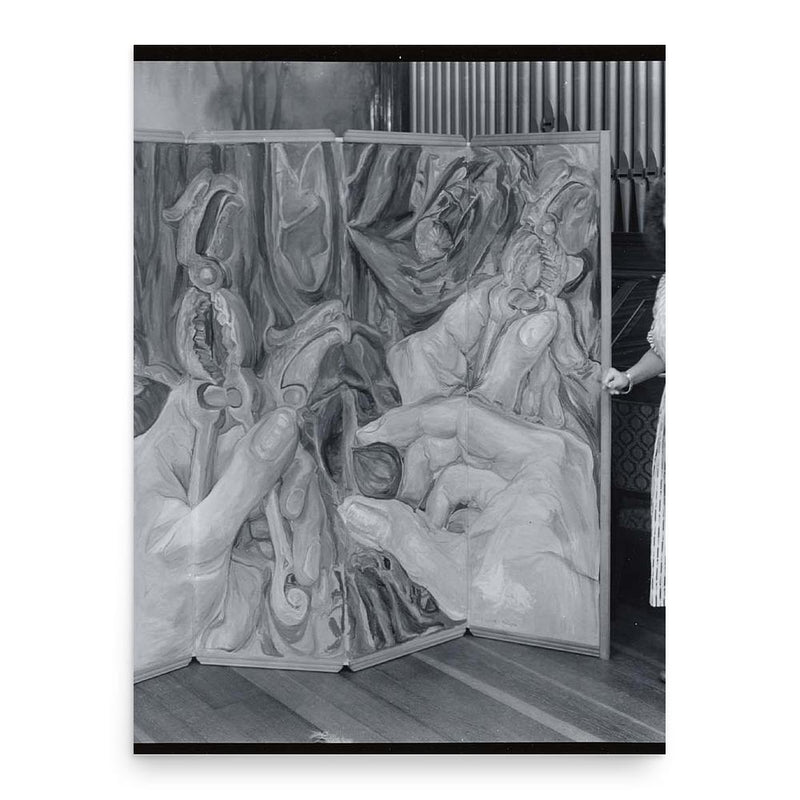 Elizabeth Tashjian poster print, in size 18x24 inches.