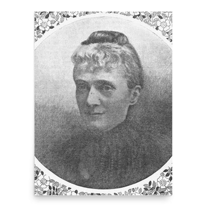 Elizabeth Whitfield Croom Bellamy poster print, in size 18x24 inches.