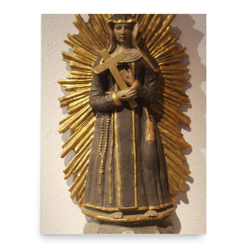 Elizabeth of Reute poster print, in size 18x24 inches.