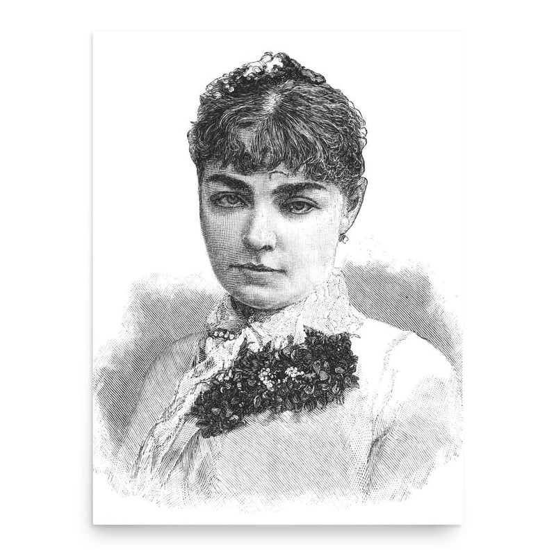 Elizaveta Goreva poster print, in size 18x24 inches.