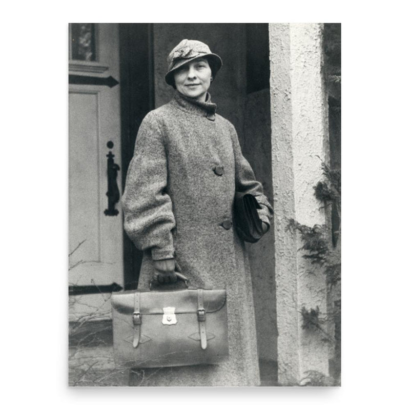 Elizebeth Smith Friedman poster print, in size 18x24 inches.