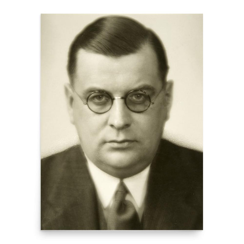 Eljas Erkko poster print, in size 18x24 inches.