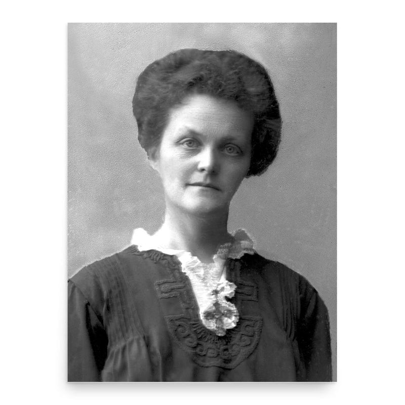 Ella Anker poster print, in size 18x24 inches.