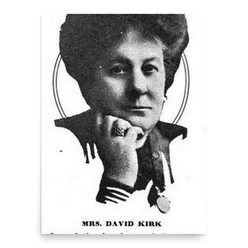 Ella Boyce Kirk poster print, in size 18x24 inches.