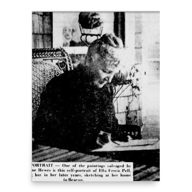 Ella Ferris Pell poster print, in size 18x24 inches.