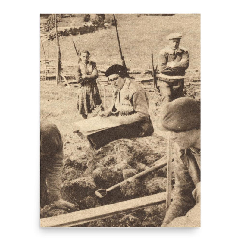 Ella Kivikoski poster print, in size 18x24 inches.