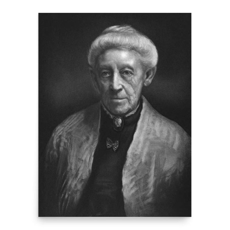 Ellen Browning Scripps poster print, in size 18x24 inches.