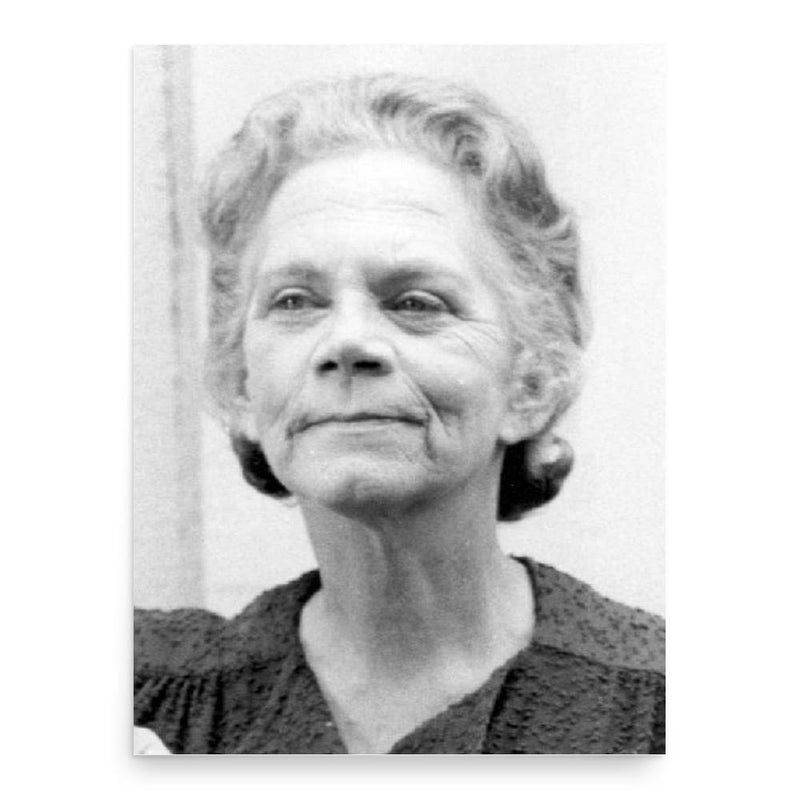 Ellen Corby poster print, in size 18x24 inches.