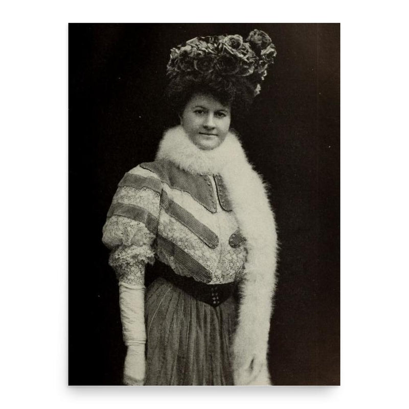 Ellen Glasgow poster print, in size 18x24 inches.