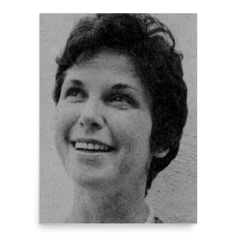 Ellen McCormack poster print, in size 18x24 inches.